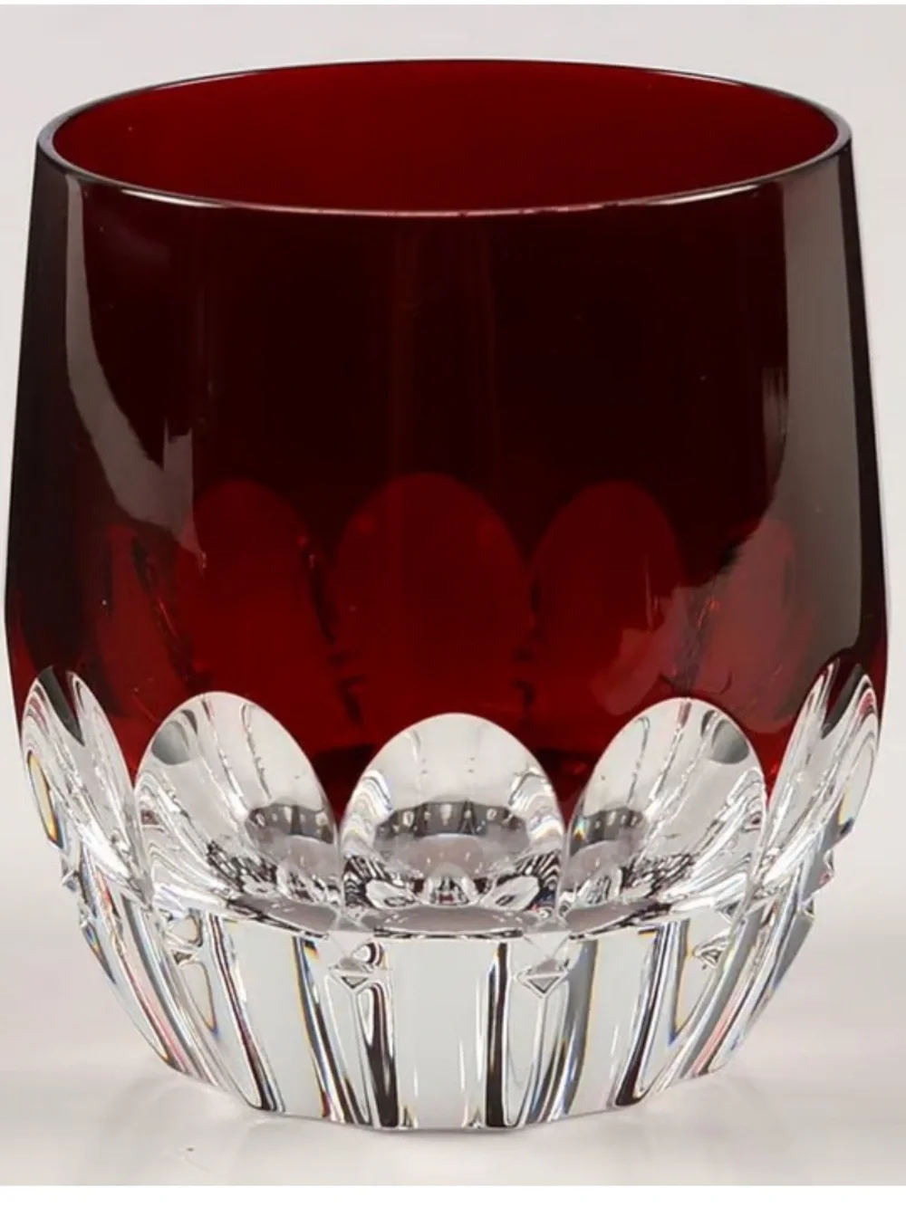 Waterford Crystal Talon Tumbler- Red Double Old Fashioned. New!